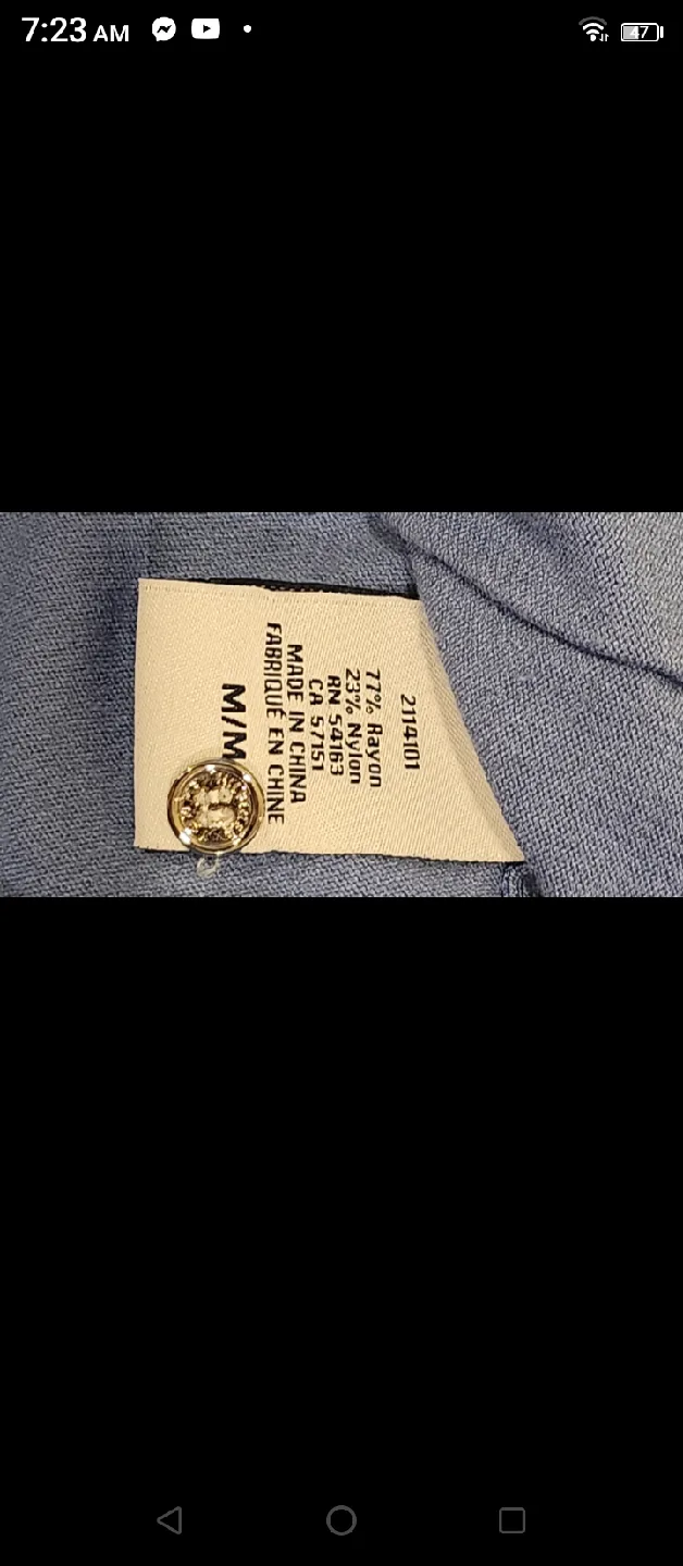 New Tommy Hilfiger Blue Cardigan - Size M image indicator(4)