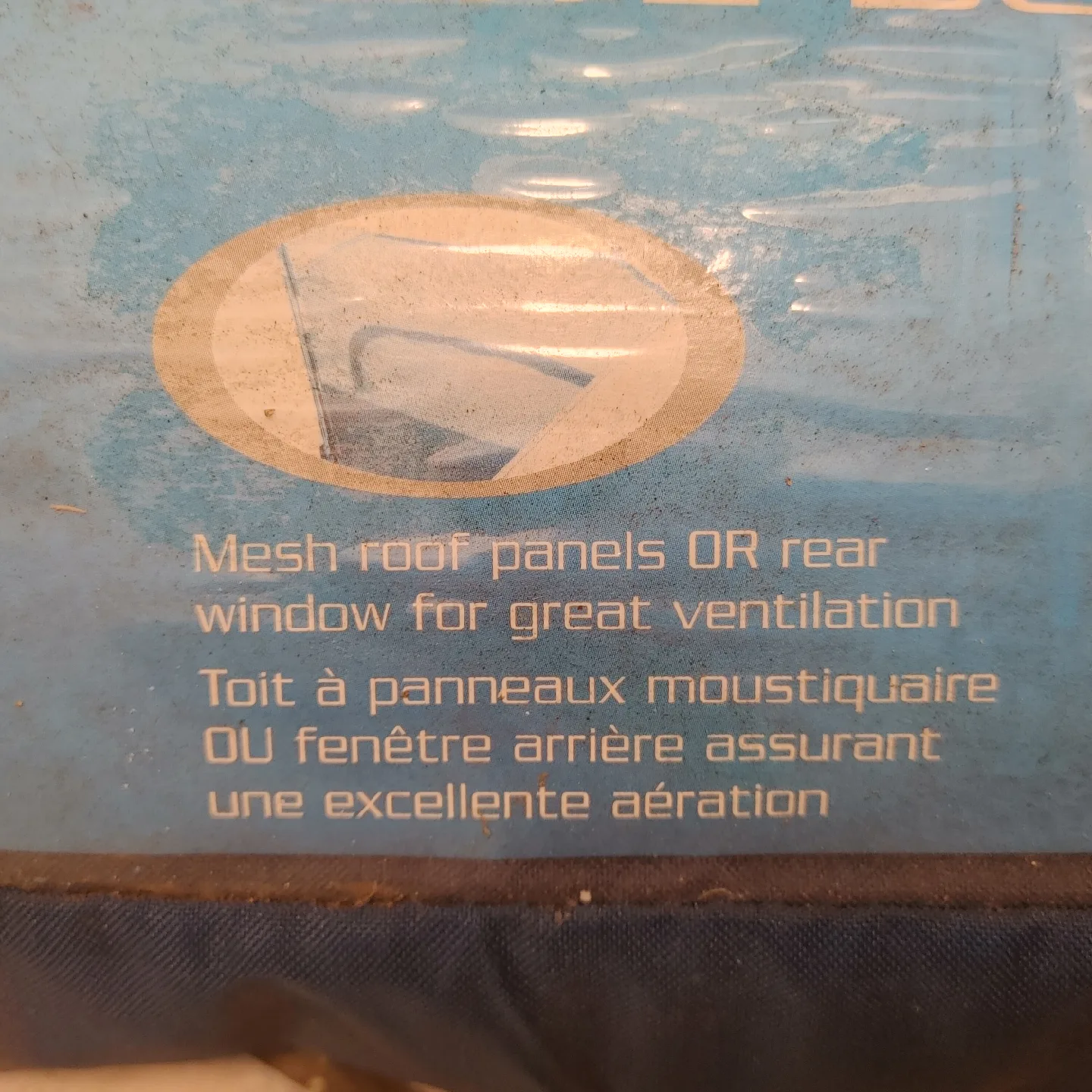 Dome tent 3 person Camping Tent - Blue, Beige & Grey image indicator(10)