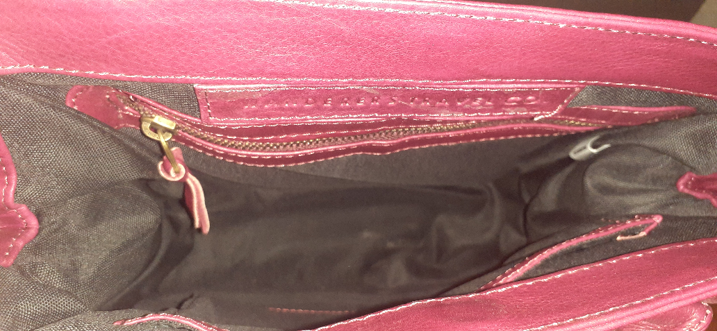Wanderers Travel Co. Leather Handbag - Burgundy - photo 3