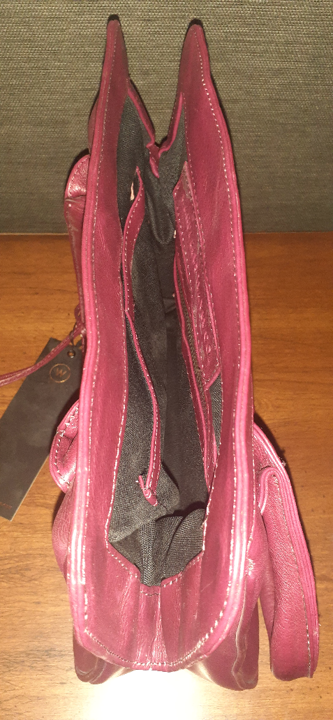 Wanderers Travel Co. Leather Handbag - Burgundy - photo 4