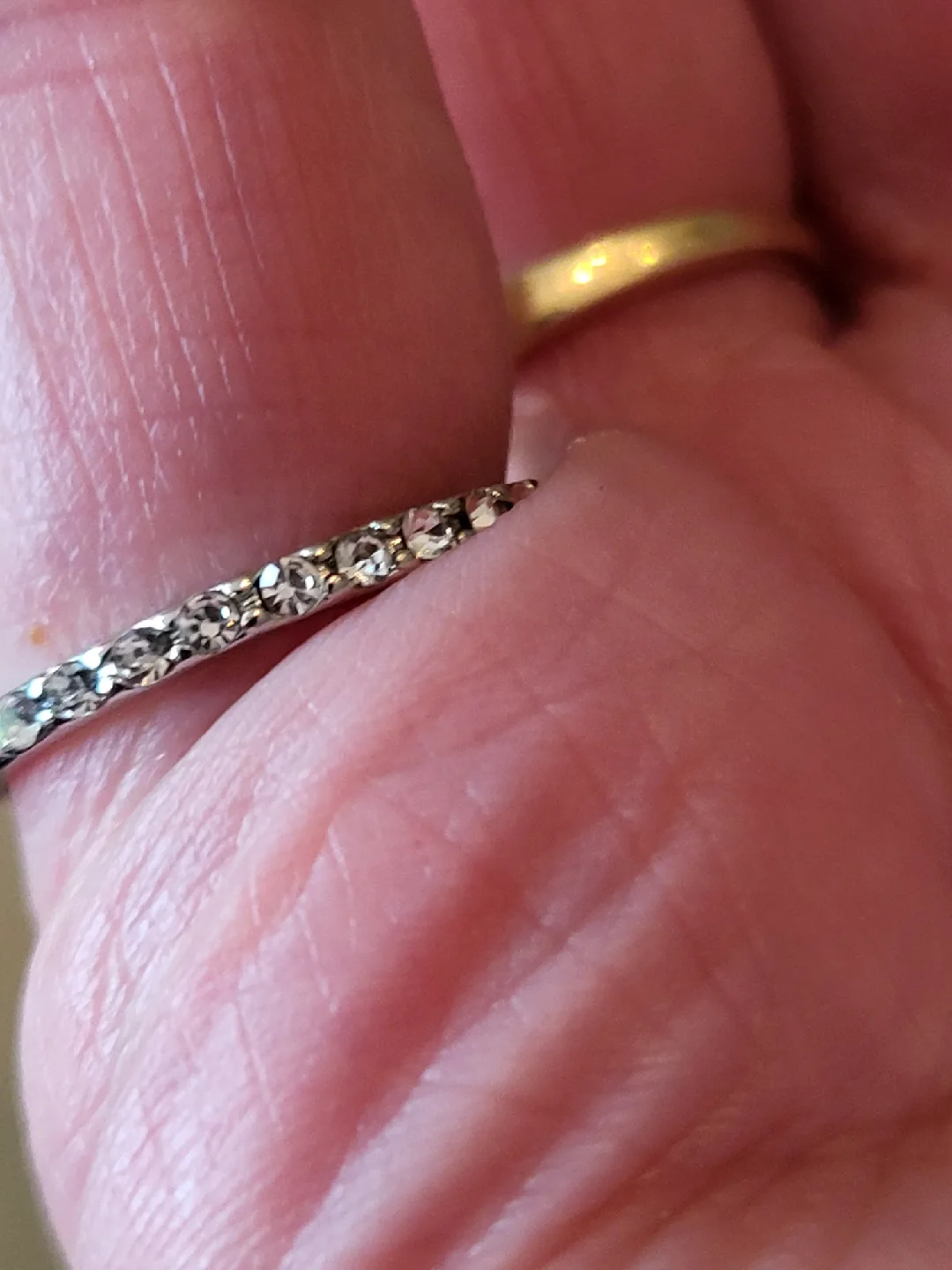 Abalone & Rhinestone Ring image indicator(2)