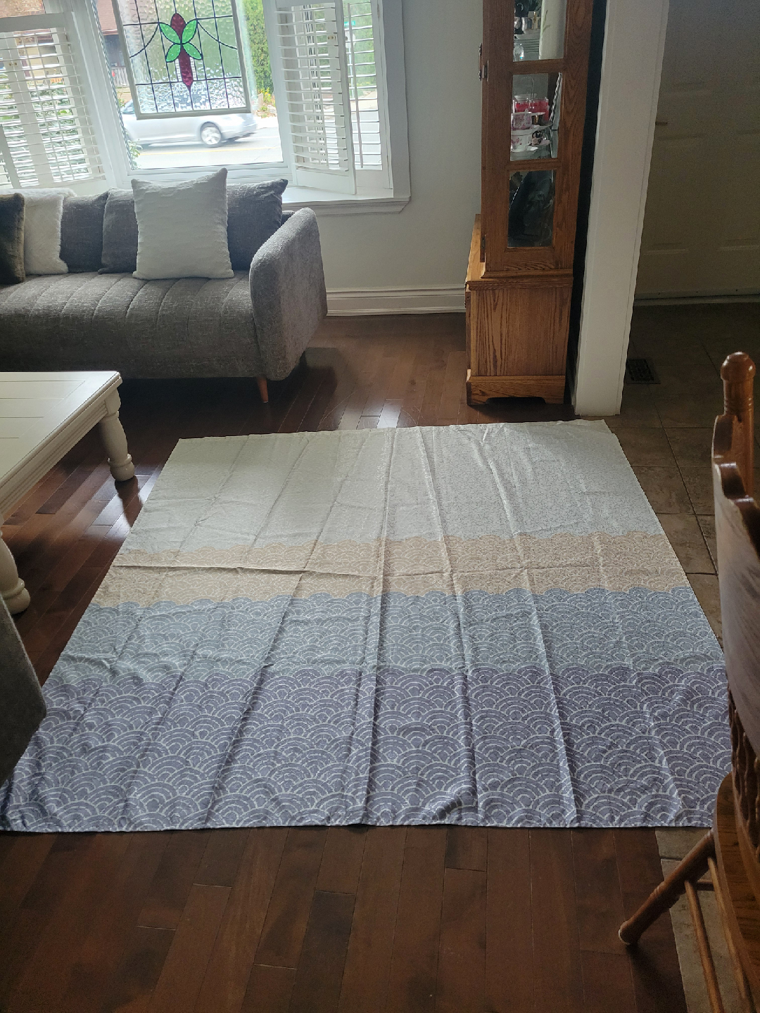 Like New Ombre Shower Curtain 70x72