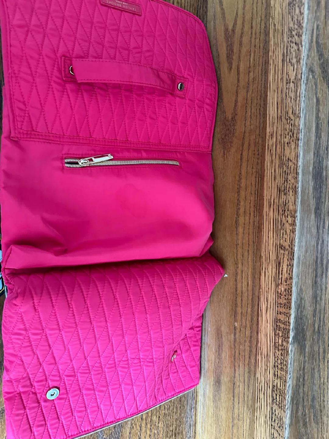 Taylor Brooke Pink Quilted Makeup Bag image indicator(2)