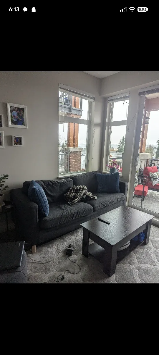 IKEA PÅRUP Sofa, Gunnared Dark Gray image indicator(5)