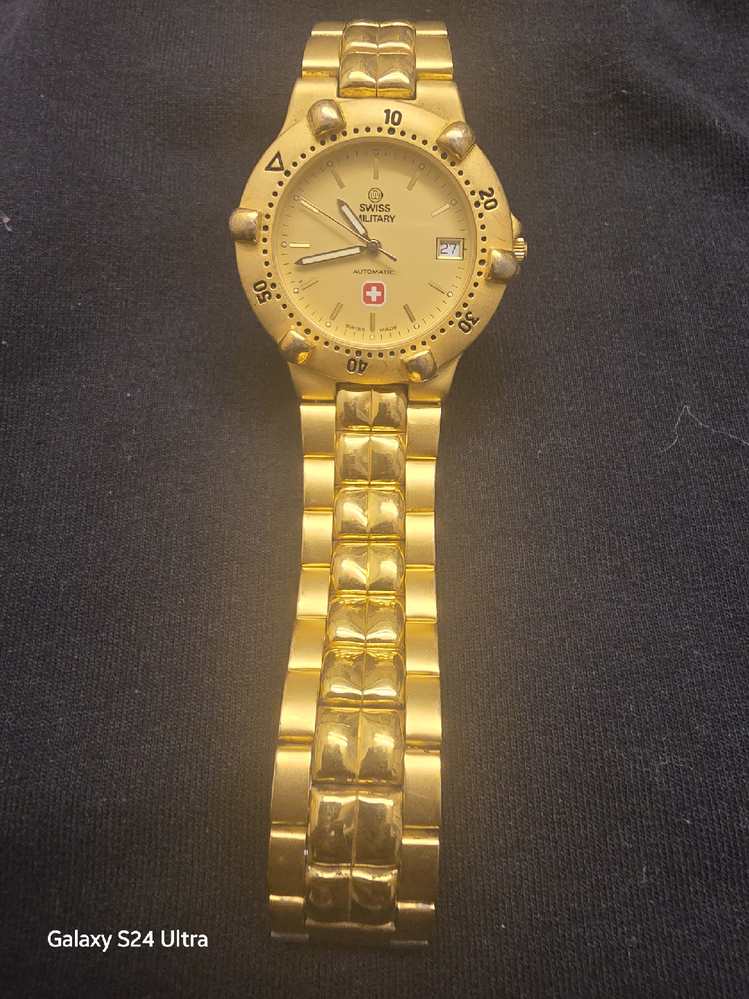 Swiss Military Automatic Watch - Gold Tone