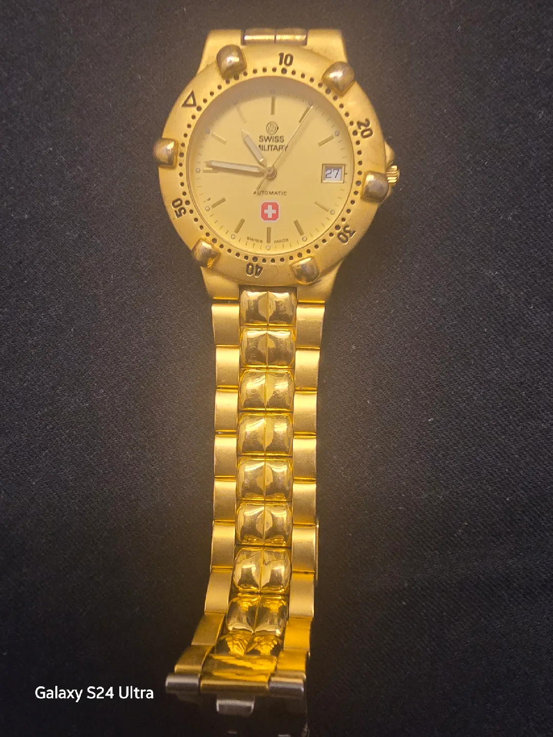 Swiss Military Automatic Watch - Gold Tone image indicator(8)