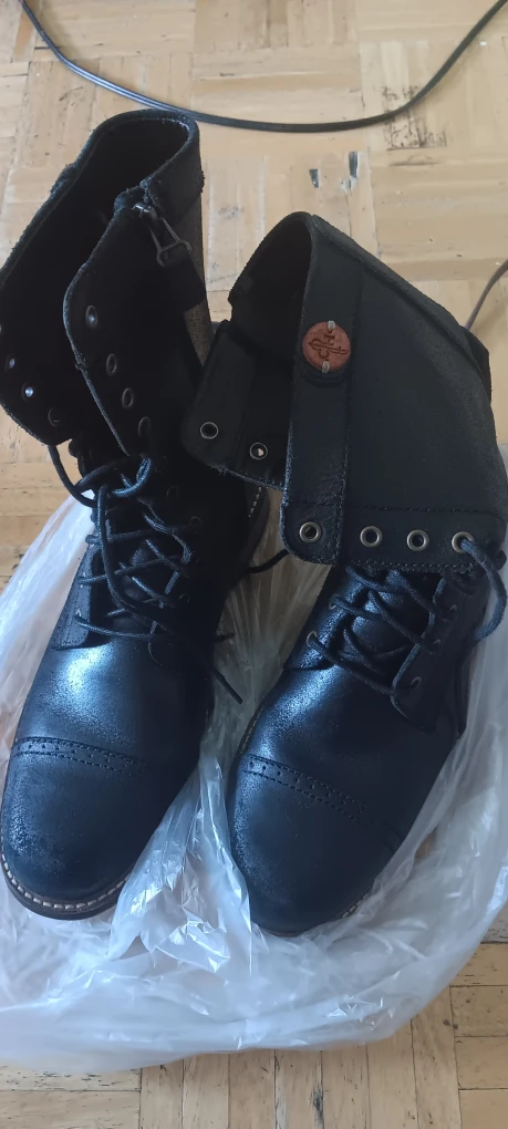 Cole Haan Black Leather Boots