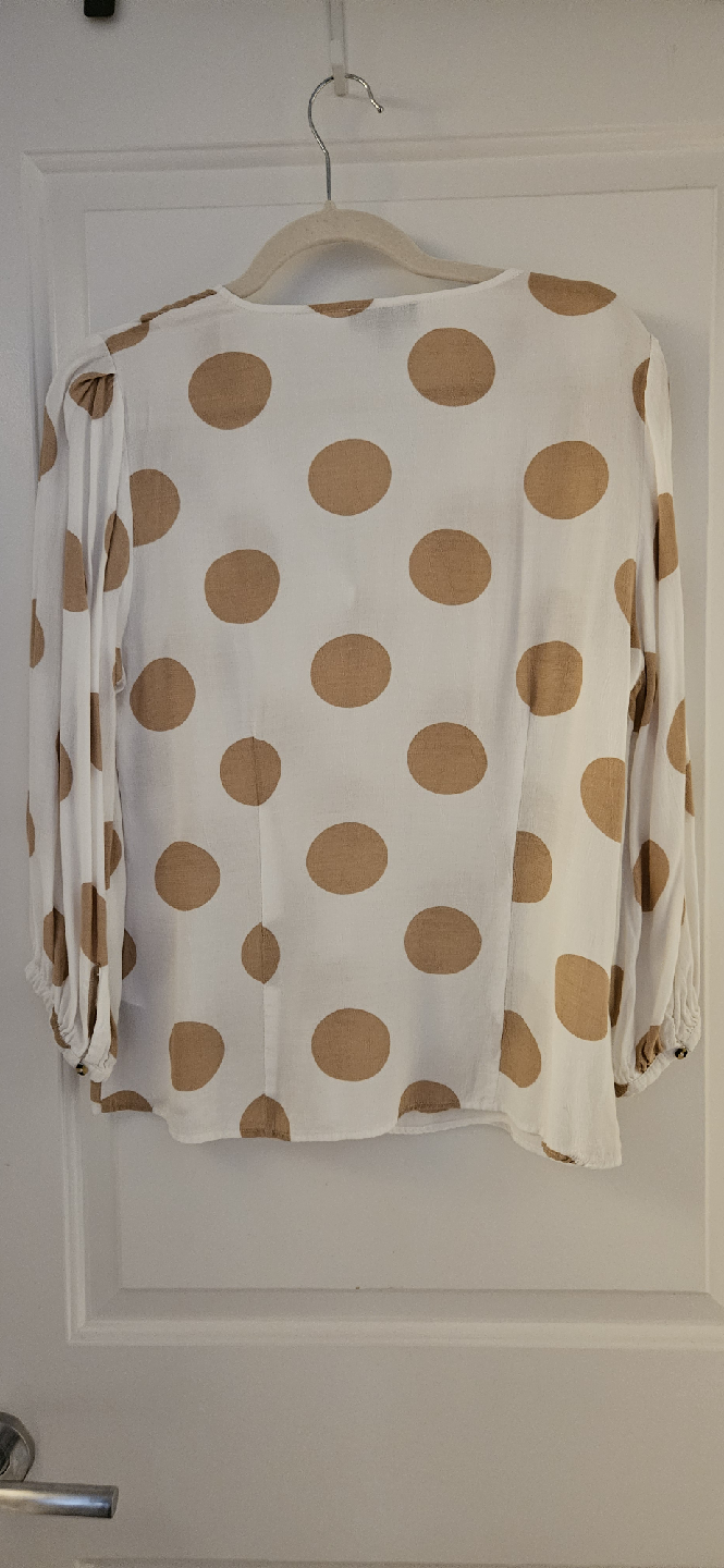 Phase Eight Polka Dot Blouse - Medium to Large (US 10, UK 14) - photo 5