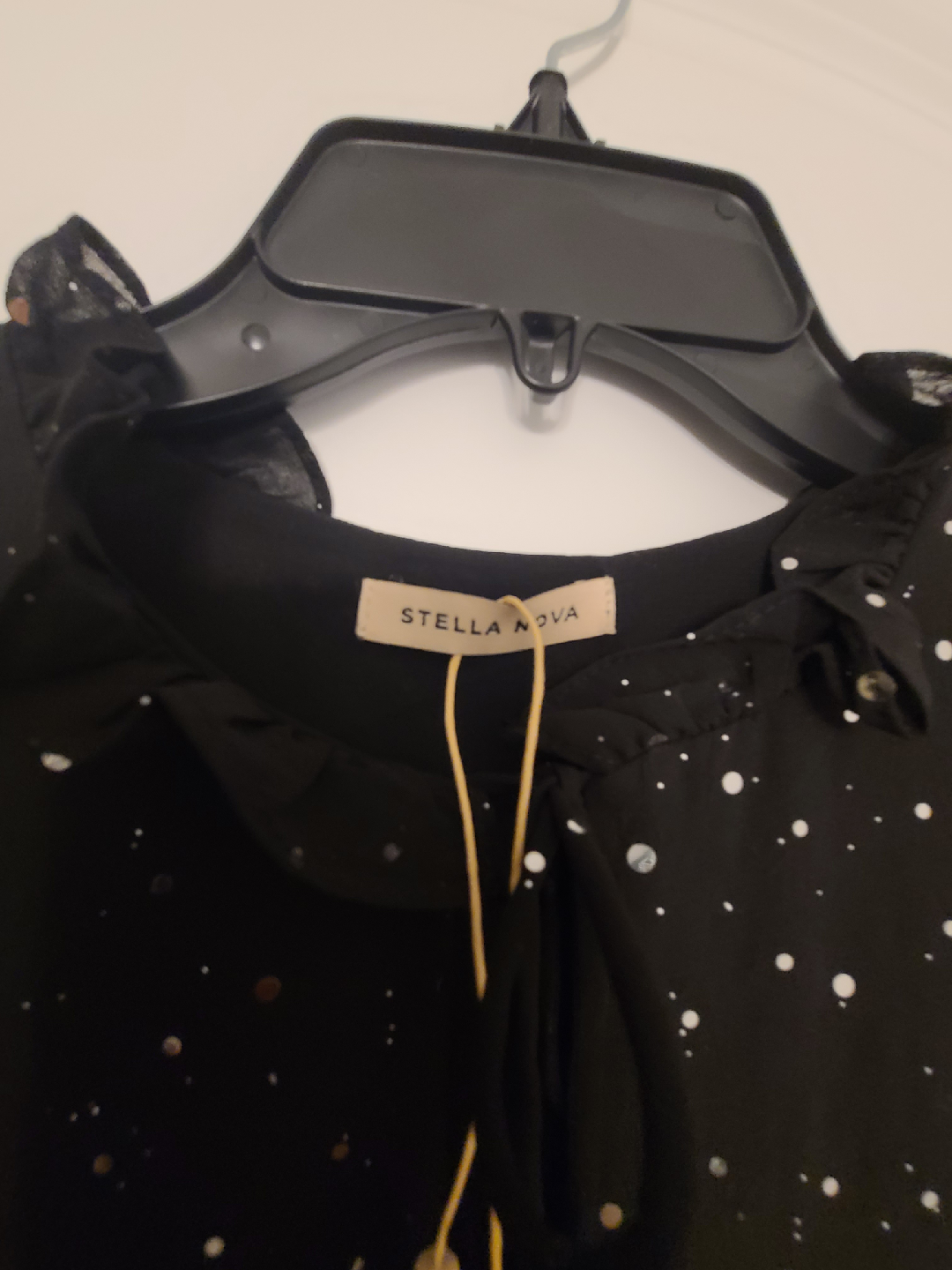 Stella Nova Black Sparkle Dress - Size Small - photo 4
