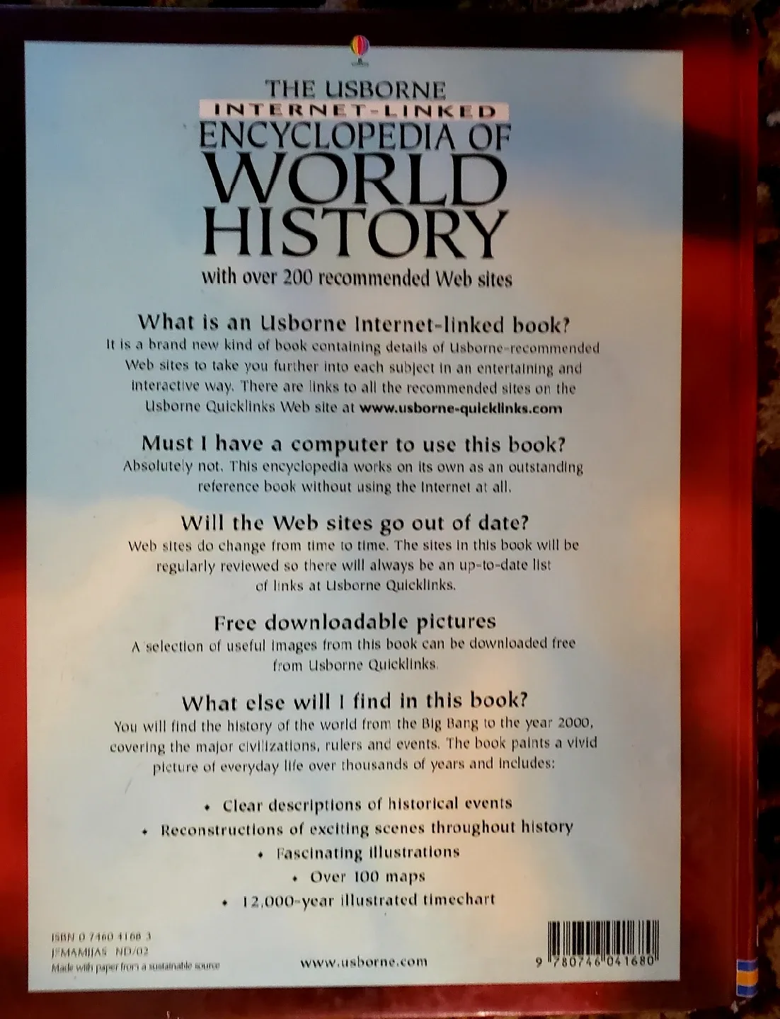 Usborne Encyclopedia of World History 🥕 image indicator(2)