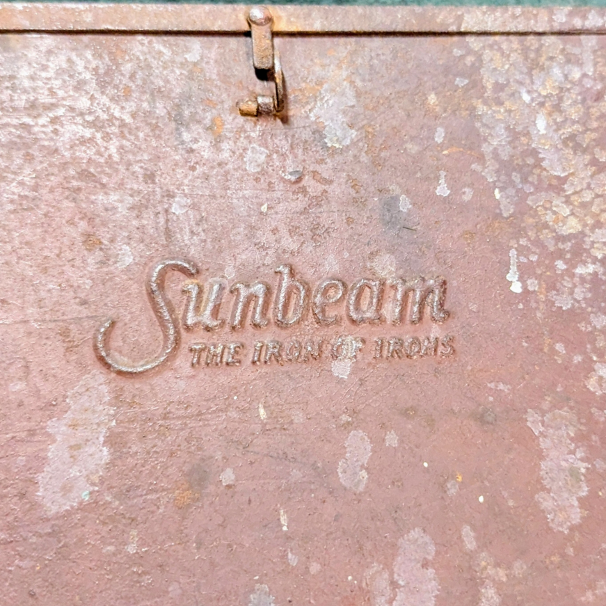 Vintage Sunbeam Metal Storage Box – “The Iron of Irons”