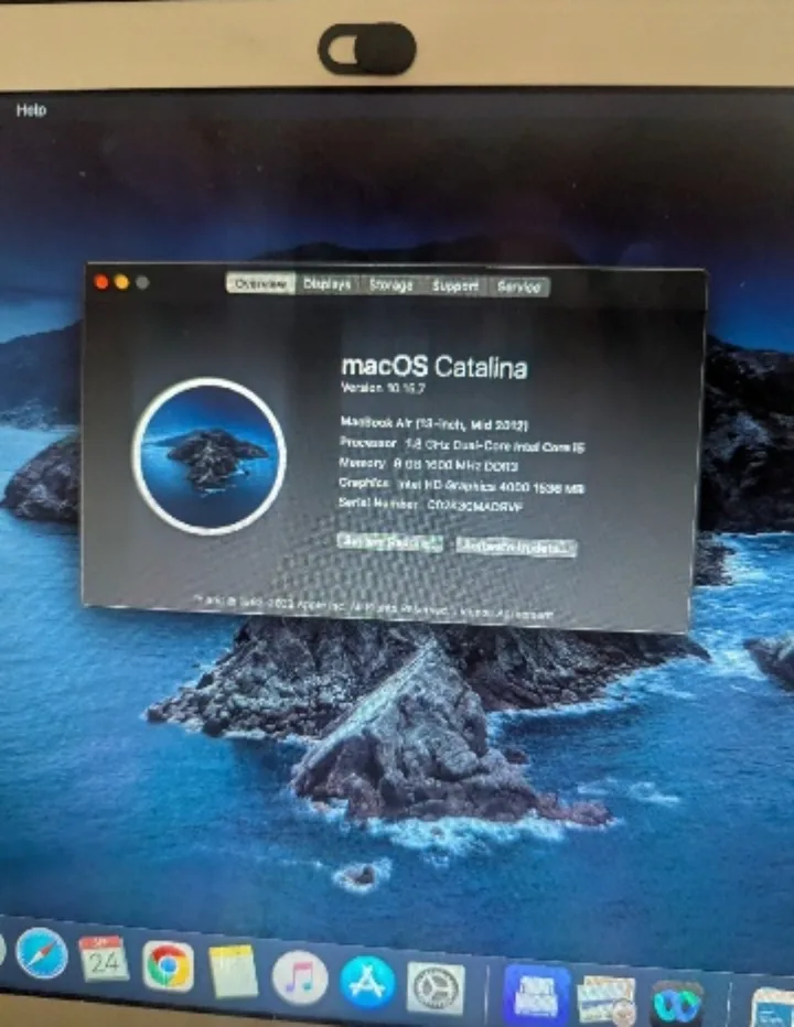 Apple MacBook Air 13" 1.8 Dual Core Intel Core i5 A1466 image indicator(5)