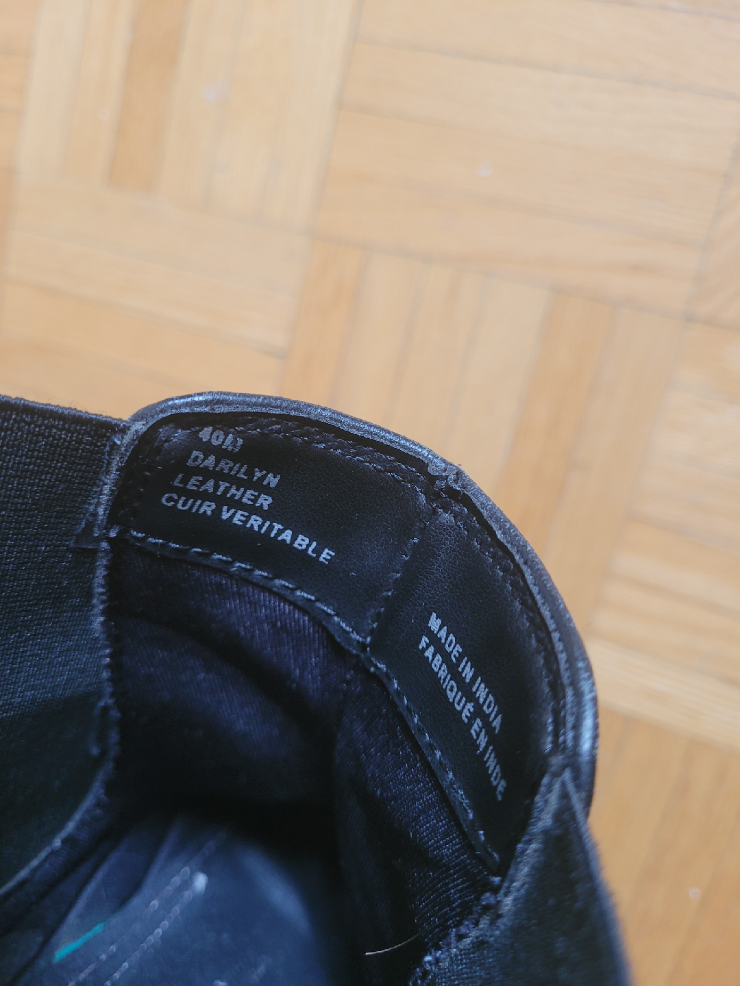 DARILYN Black Leather Chelsea Boots - photo 5