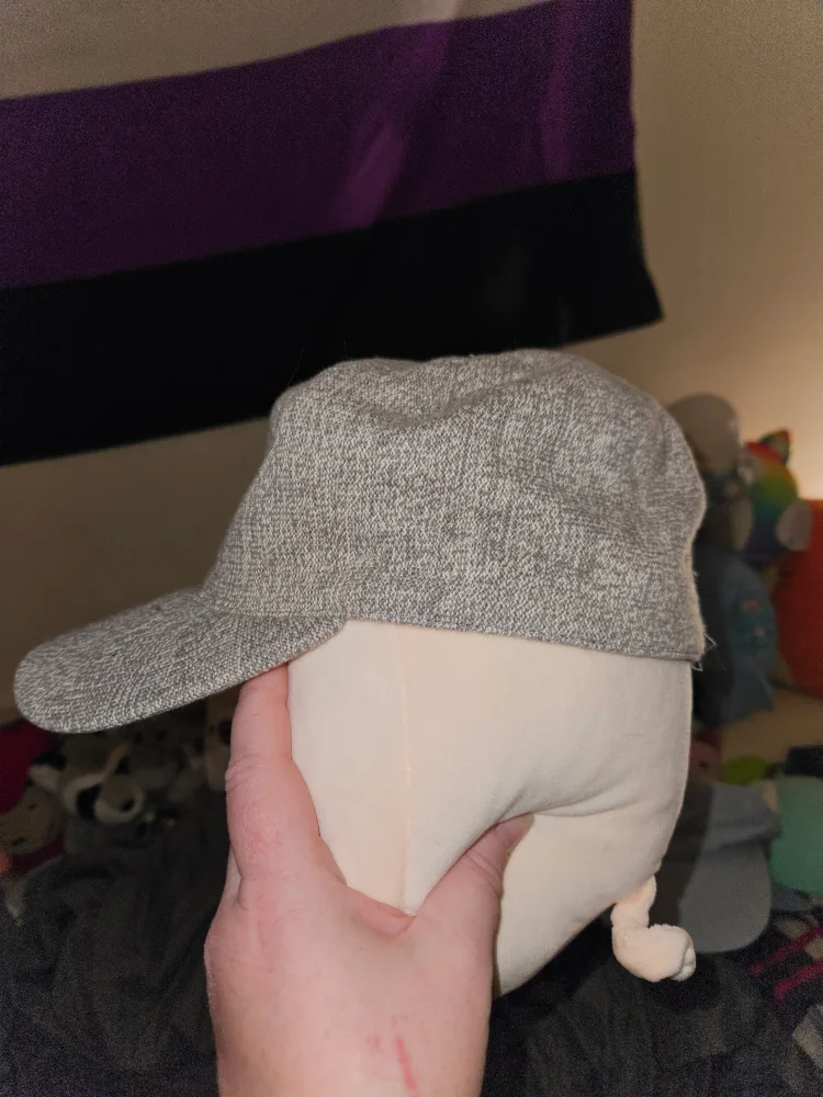 Chemo cap!!! Parkhurst Grey Hat thumbnail