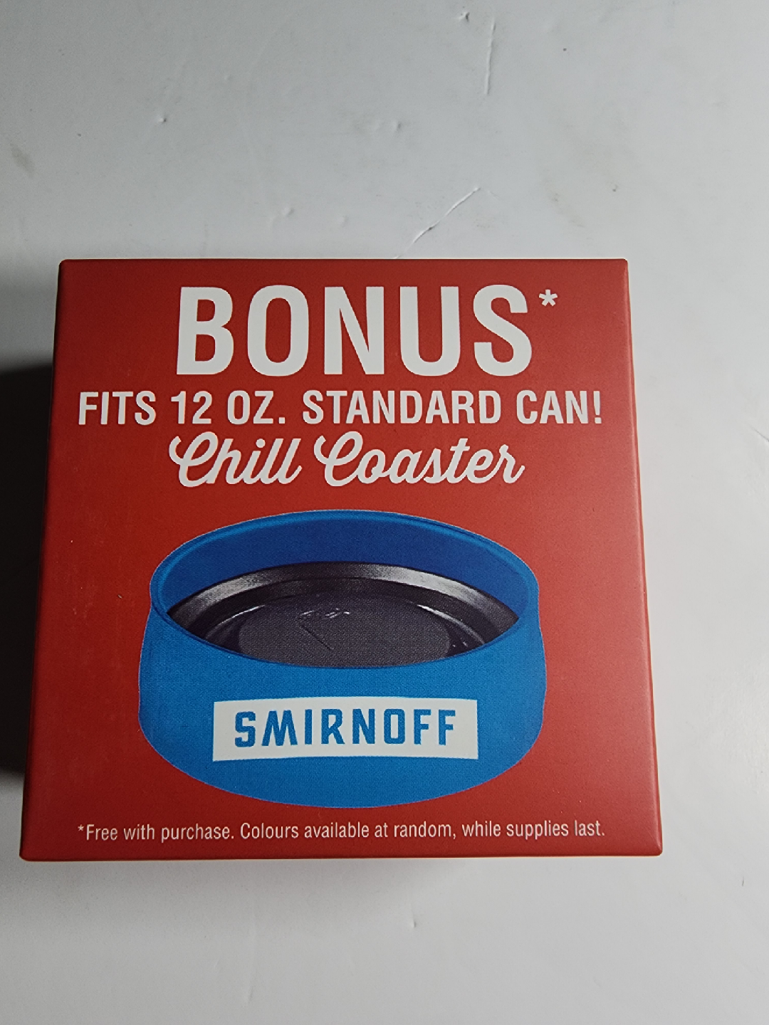 Smirnoff Chill Coaster (Fits 12 oz Cans)