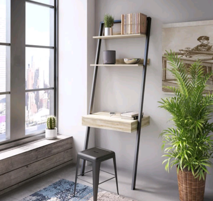 Ladder Shelf Desk with Drawers - New in Box!