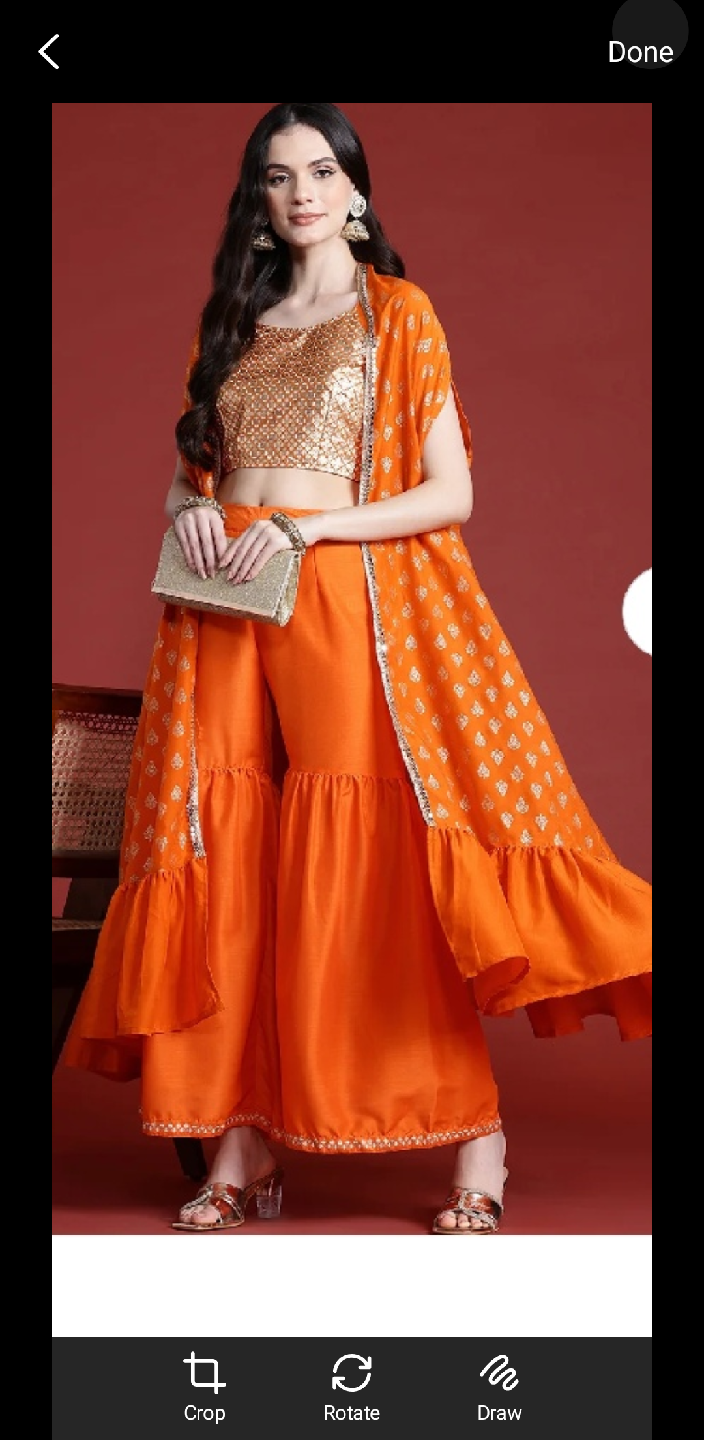 Orange Palazzo Pants Outfit - photo 2