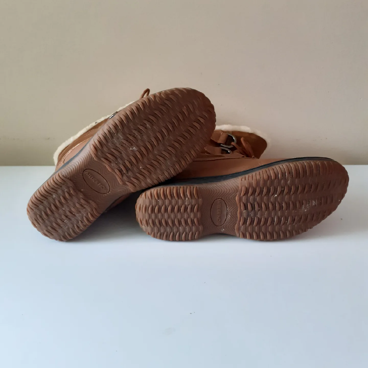 Worn1x-Genuine Leather Atelier Noir Winter Boots image indicator(5)