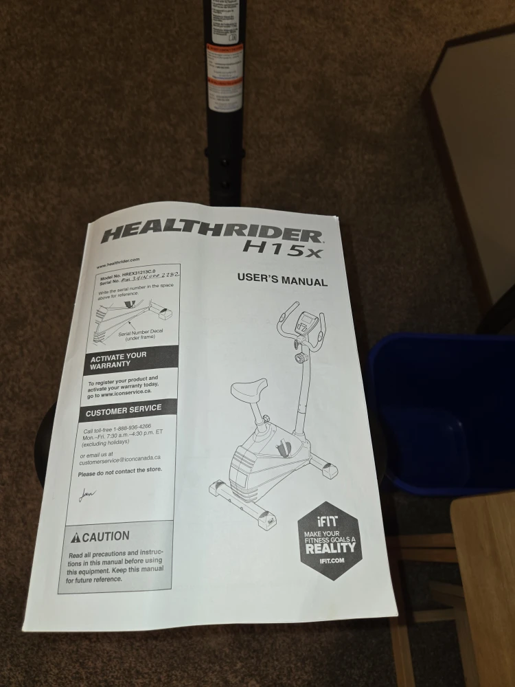 HealthRider H15x Exercise Bike - photo 3
