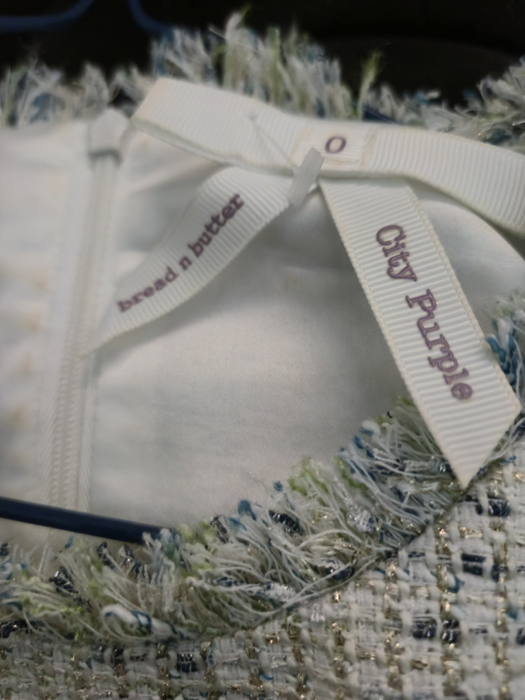 City Purple Tweed Dress - Size 0 - photo 3