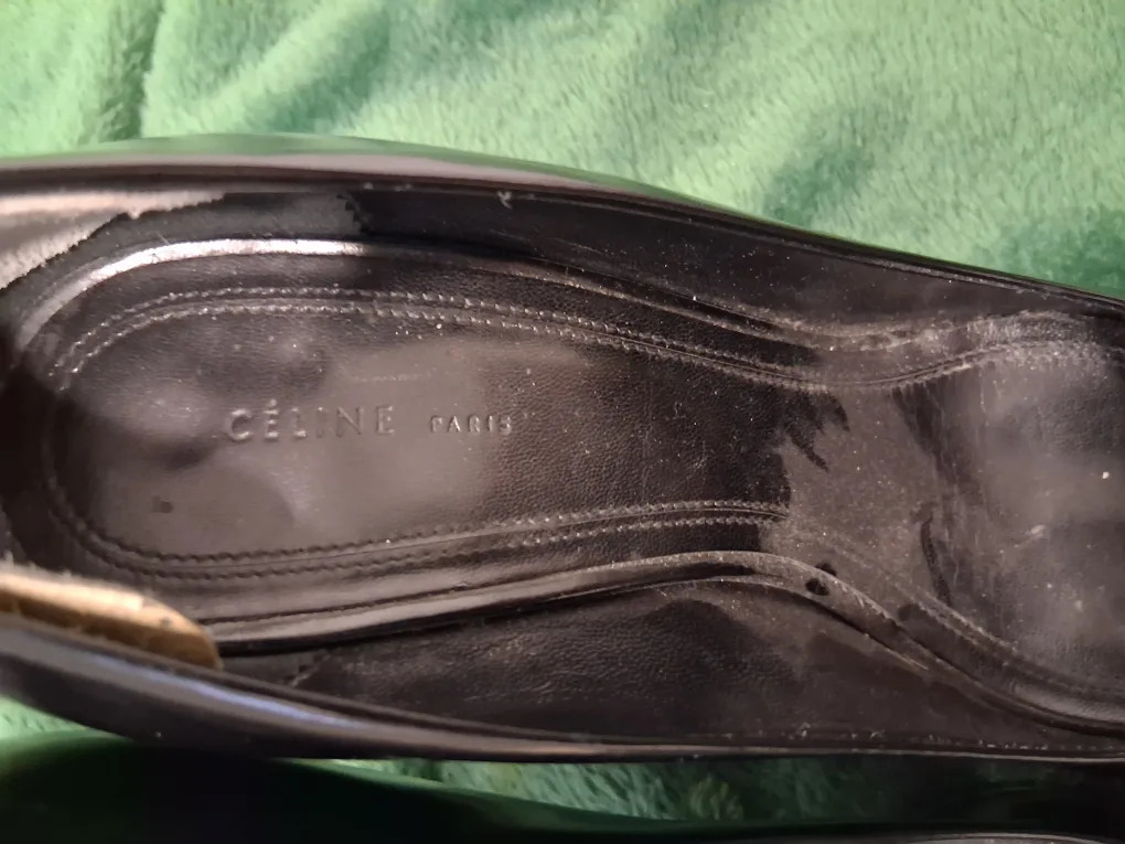 Celine Paris Black Heels - Size 36 thumbnail