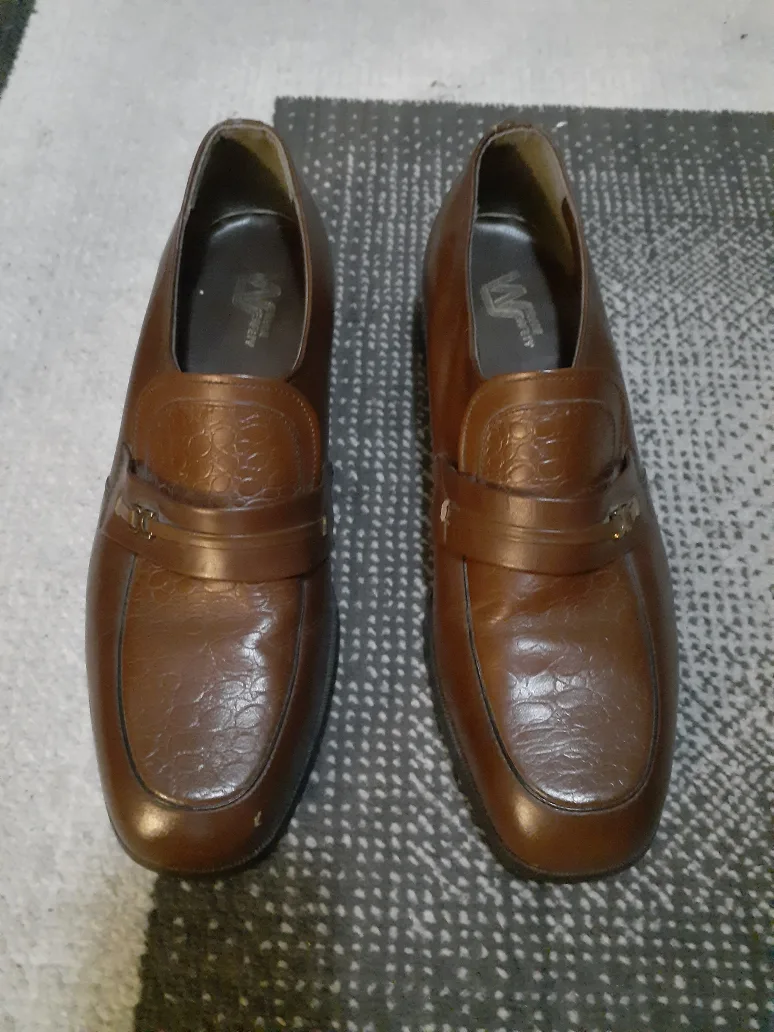 Viberg Brown Leather Loafers - Size 9 thumbnail