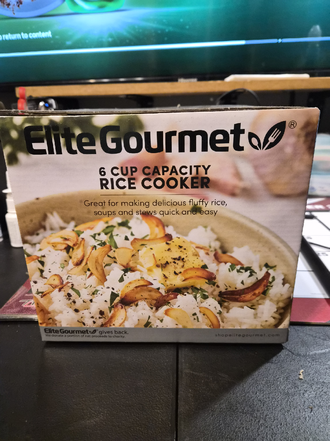 Elite Gourmet 6-Cup Rice Cooker - Model ERC003 - photo 4