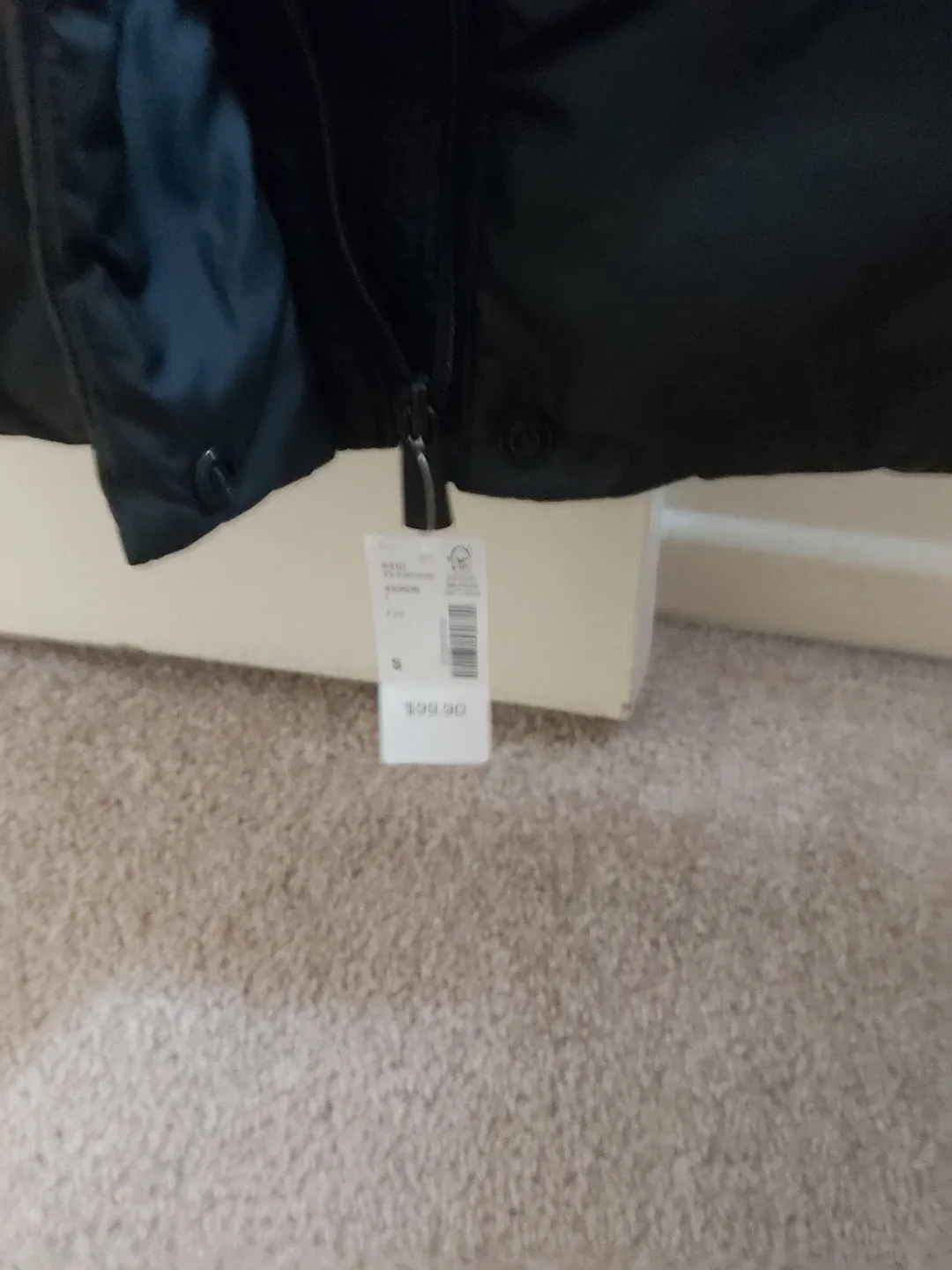 Hyba Black Puffer Vest - Size S image indicator(3)