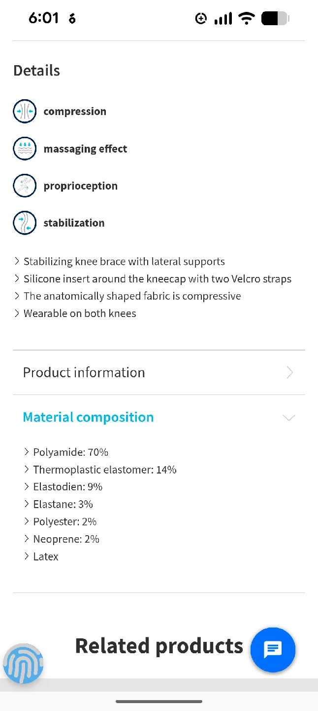 Mobilis GenuActive Stab Knee Brace, Size Medium image indicator(3)