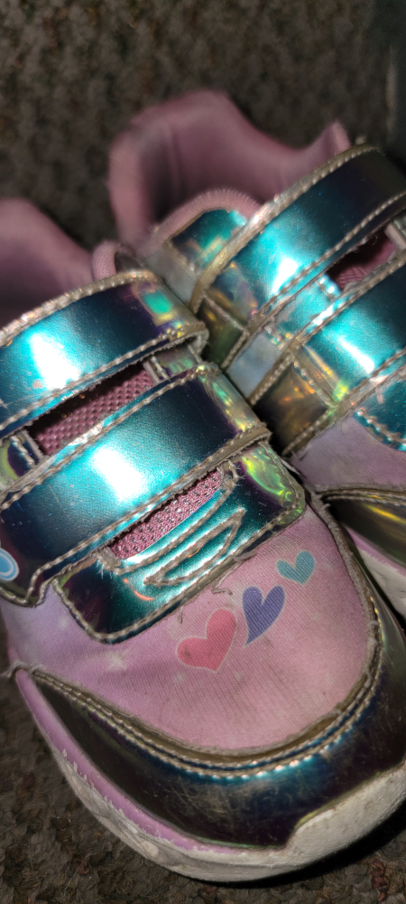 Kids' Pink light up sneakers size 9 - photo 3