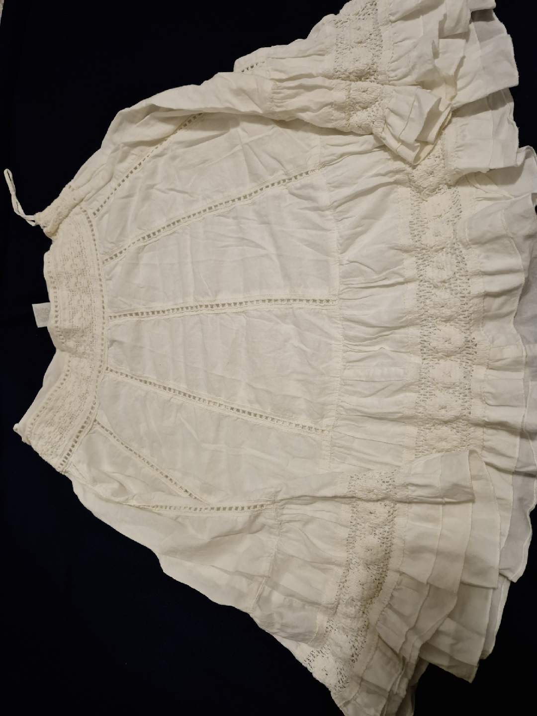 Suzy Shier White Skirt Size 7/8
