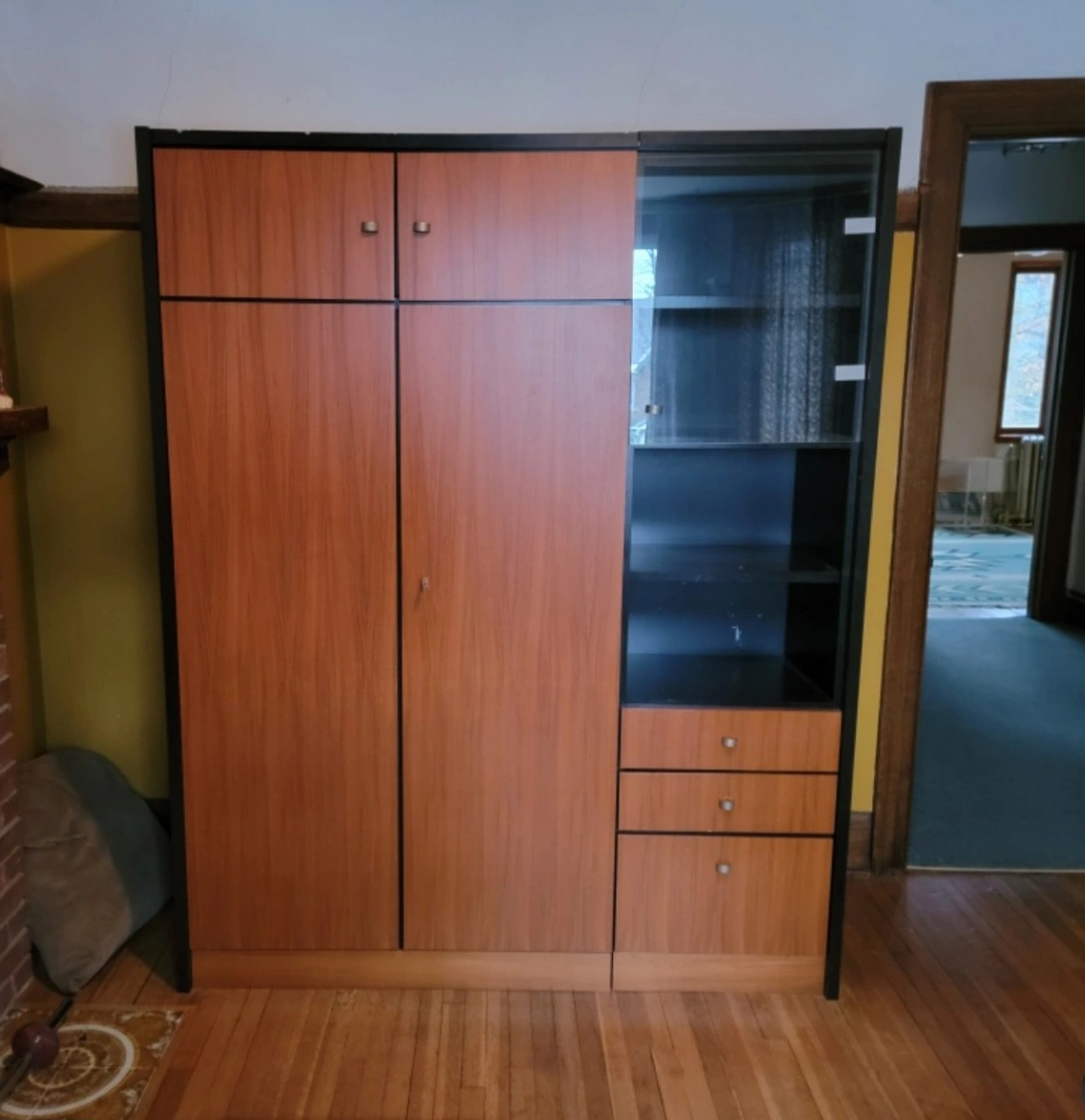 Unique Modern Armoire Wardrobe With Shelves And Drawers