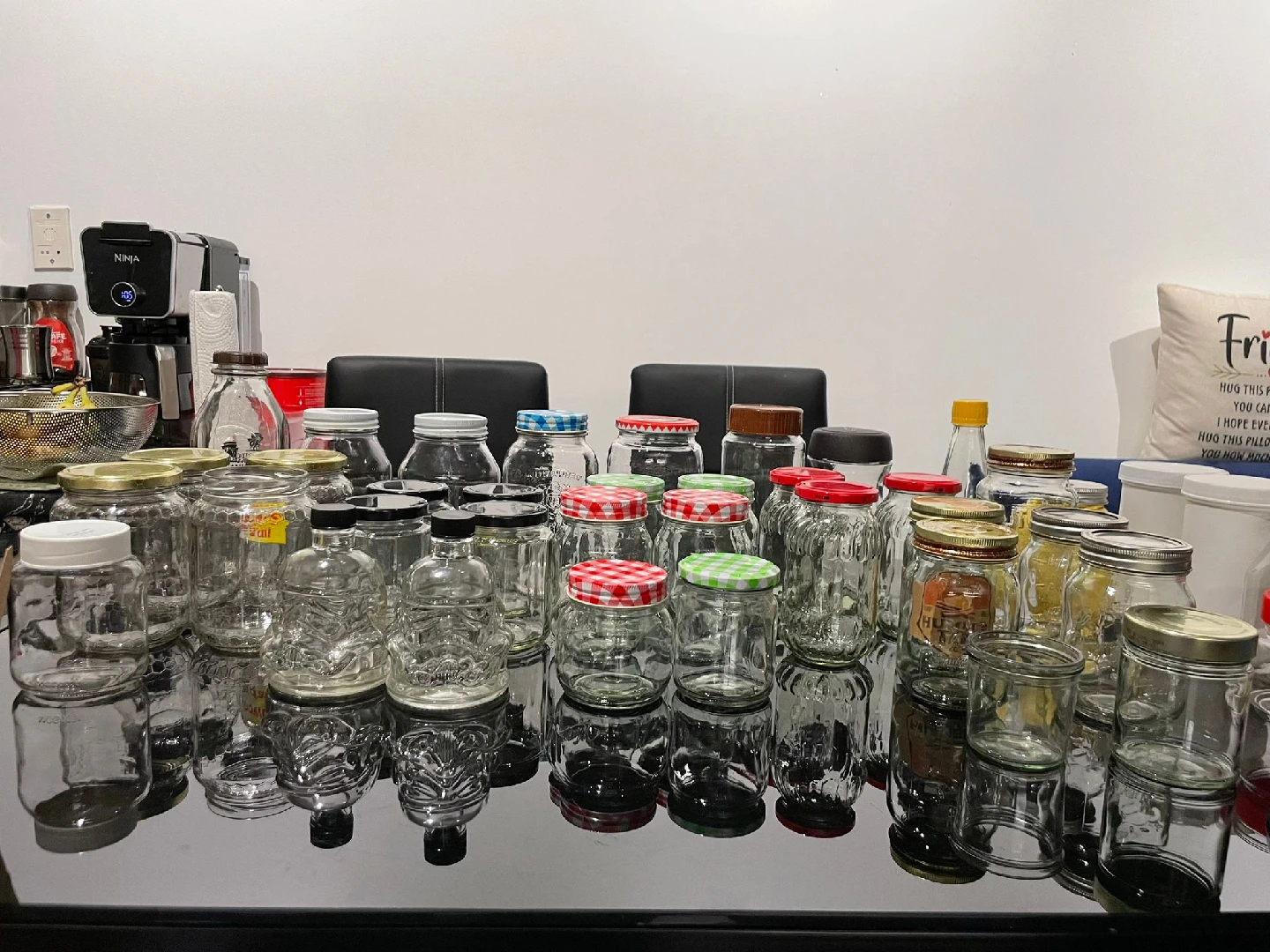 Variety of Glass Jars