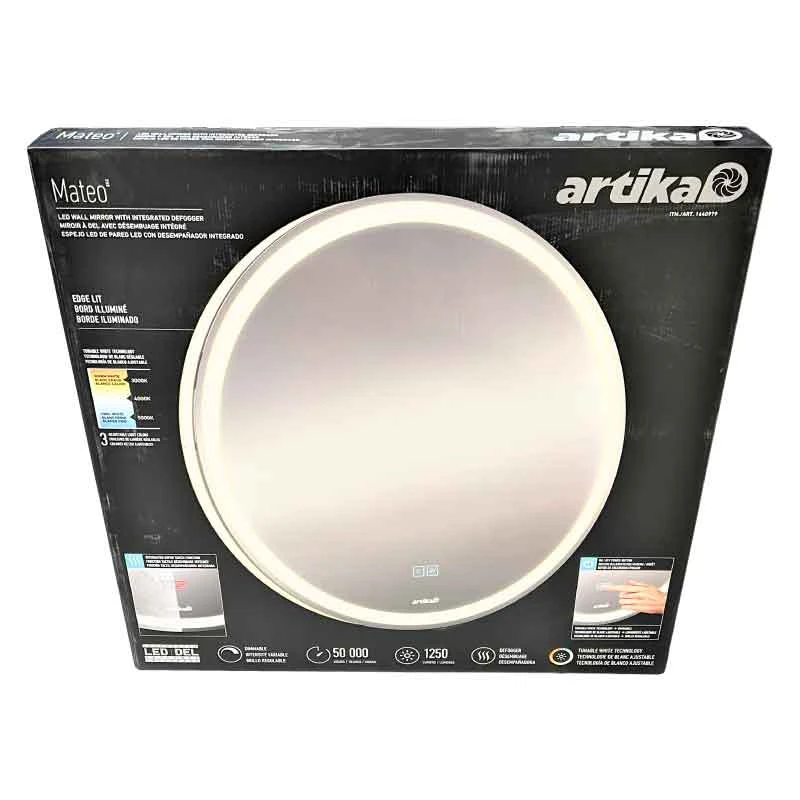 Artika Mateo LED 28 in. Wall Mirror - New in Box!