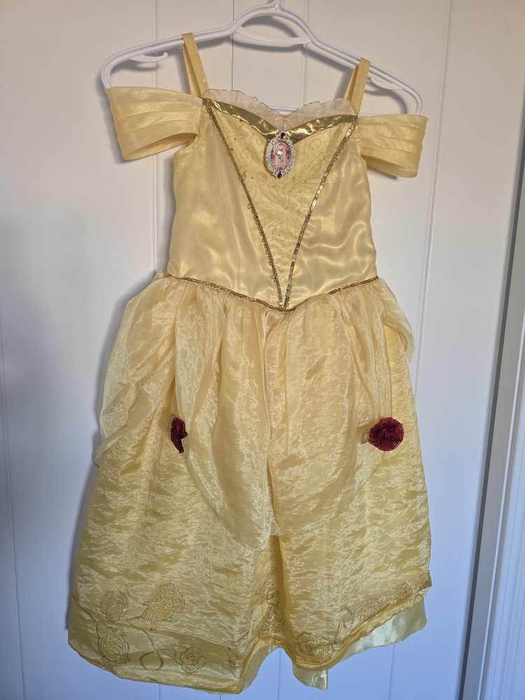 Disney Store Belle Dress Size 5/6