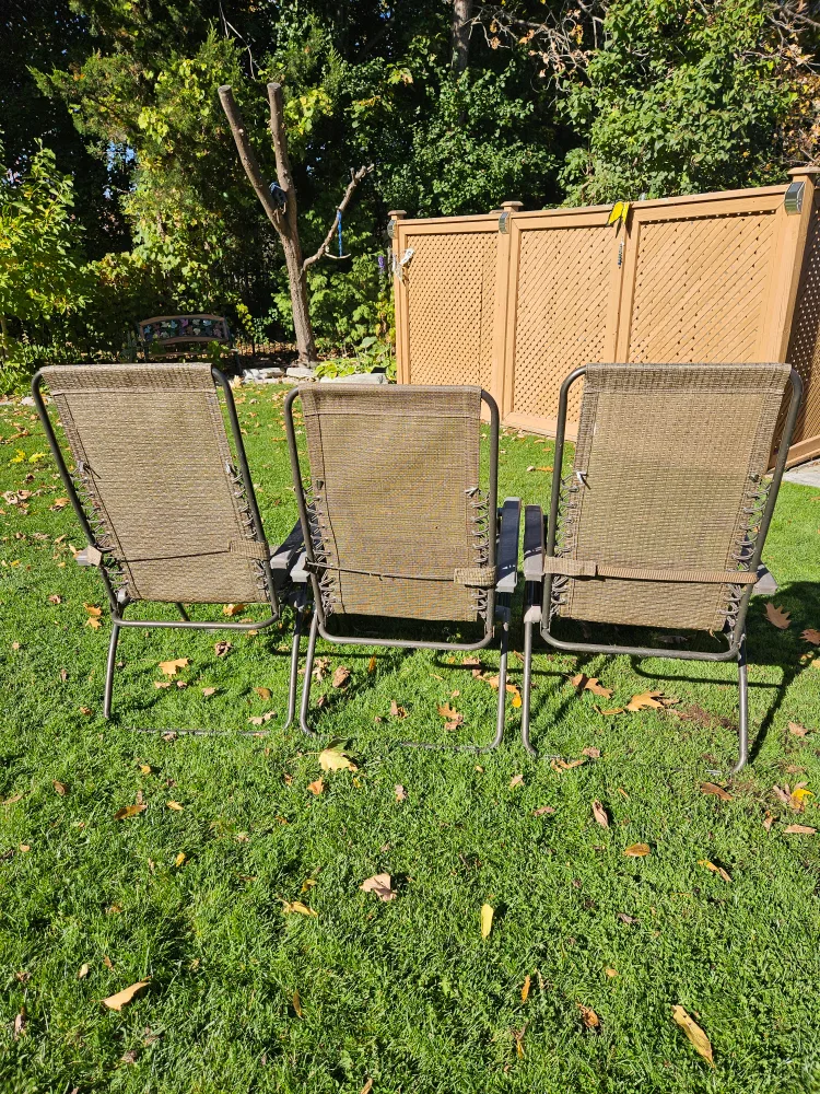 Set of 3 Zero Gravity Lounge Chairs image indicator(5)