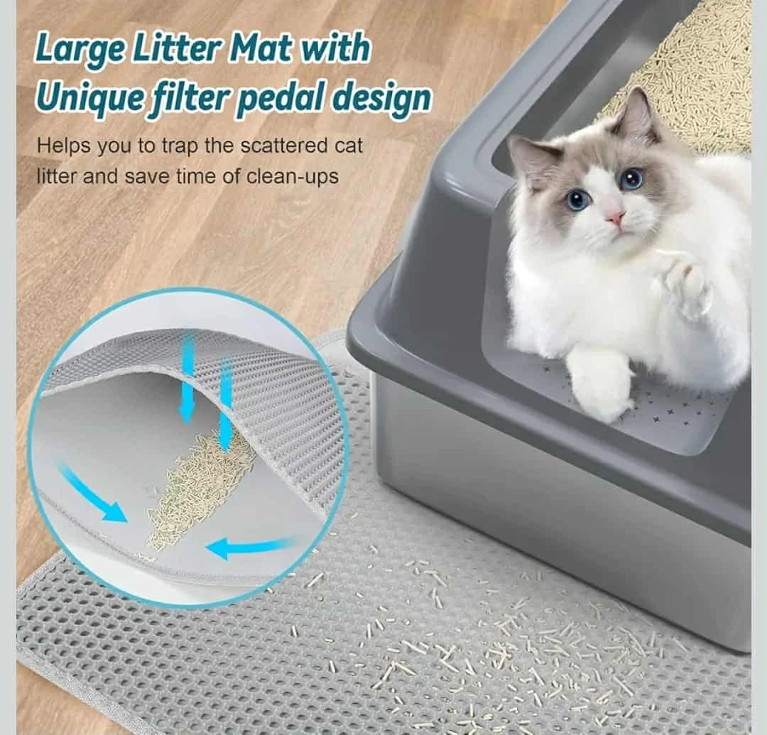 Extra Large Stainless Steel Cat Litter Box - photo 5