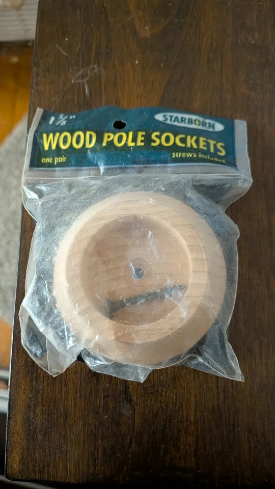 Starborn Wood Pole Sockets 1 1/2" thumbnail