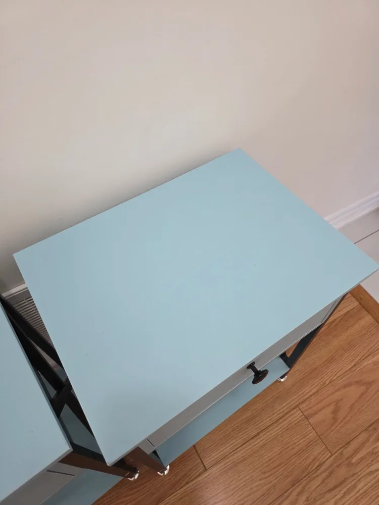 Trent Austin Design End Table - Light Blue Nightstand image indicator(8)