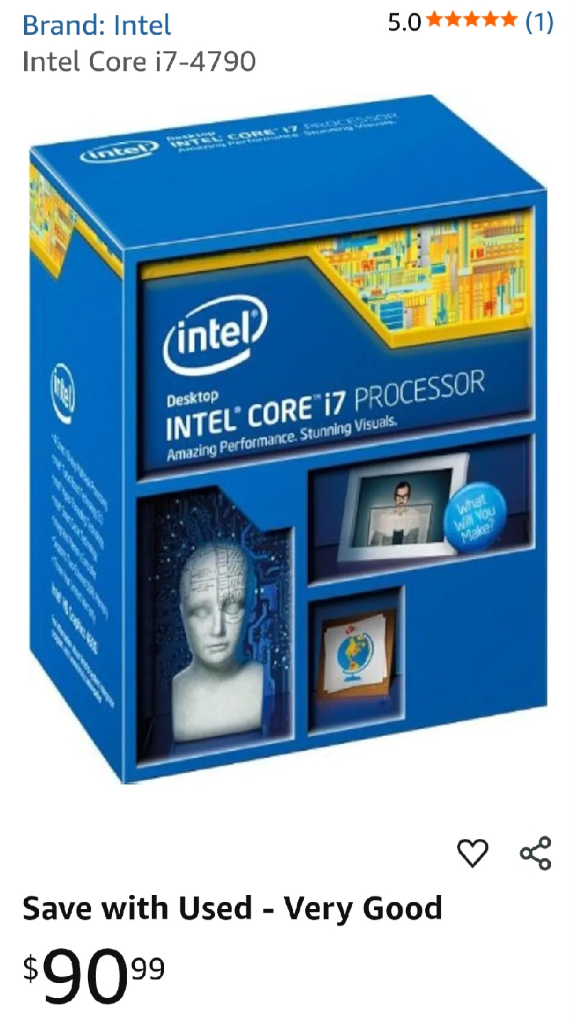 Intel Core i7-4790 Quad-core 3.60 GHz Processor - photo 3