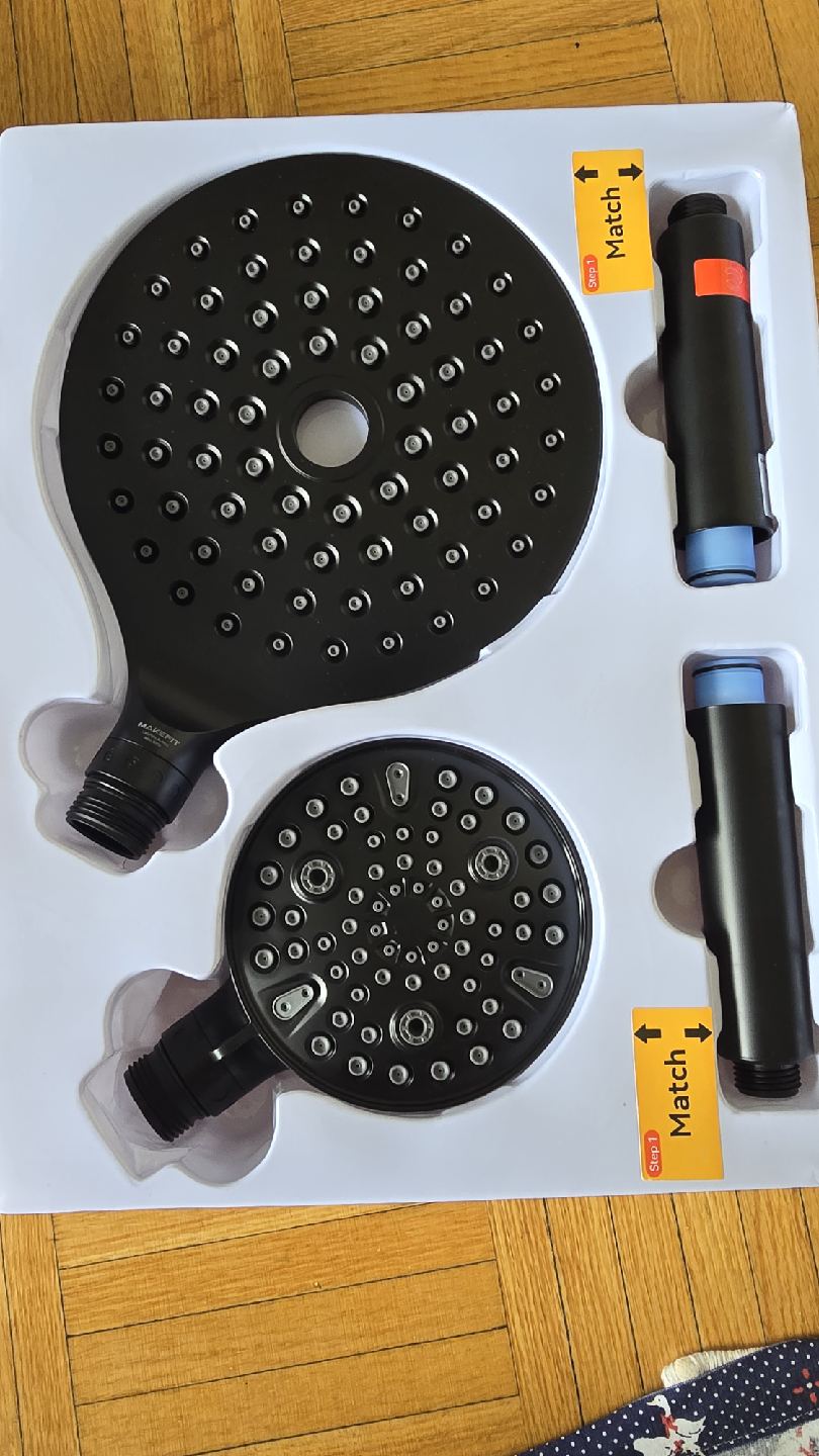 MAKEFIT Dual Handheld Shower Head Combo - New in Box!