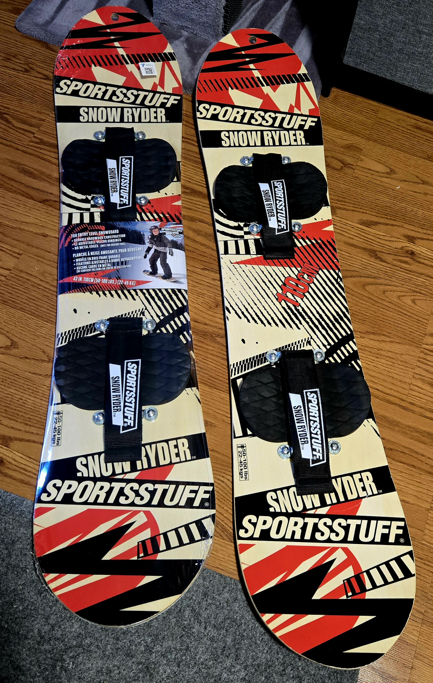 SNOWBOARD - SportsStuff Wood Snowboard - Beginner's Kids