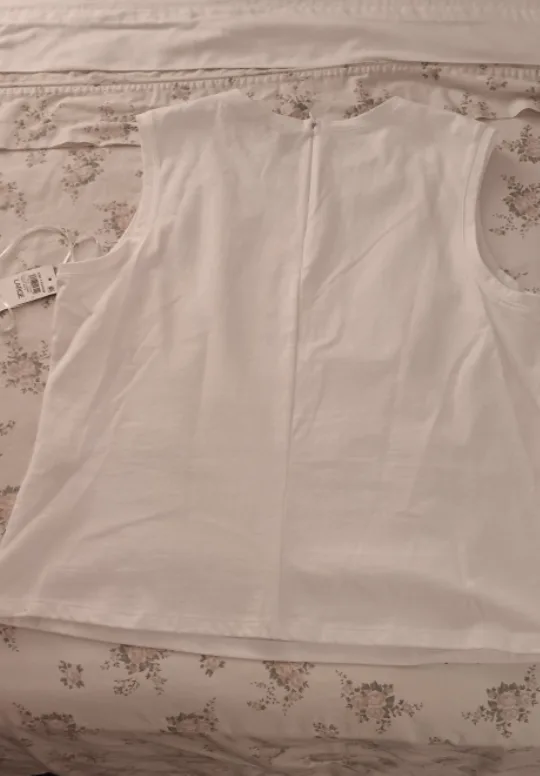 INC White Embellished Top - Size L [new] image indicator(3)