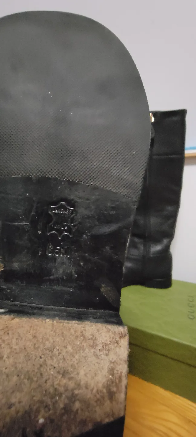 Tory Burch Black Leather Riding Boots - Size 8.5 image indicator(5)