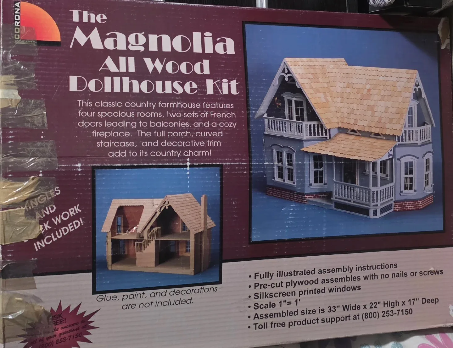 Greenleaf Dollhouses Magnolia Dollhouse Kit thumbnail