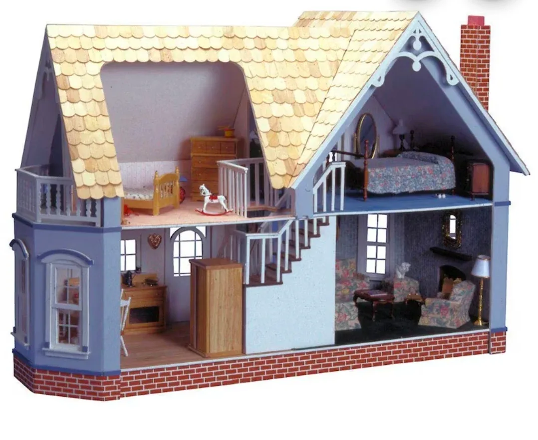 Greenleaf Dollhouses Magnolia Dollhouse Kit image indicator(4)