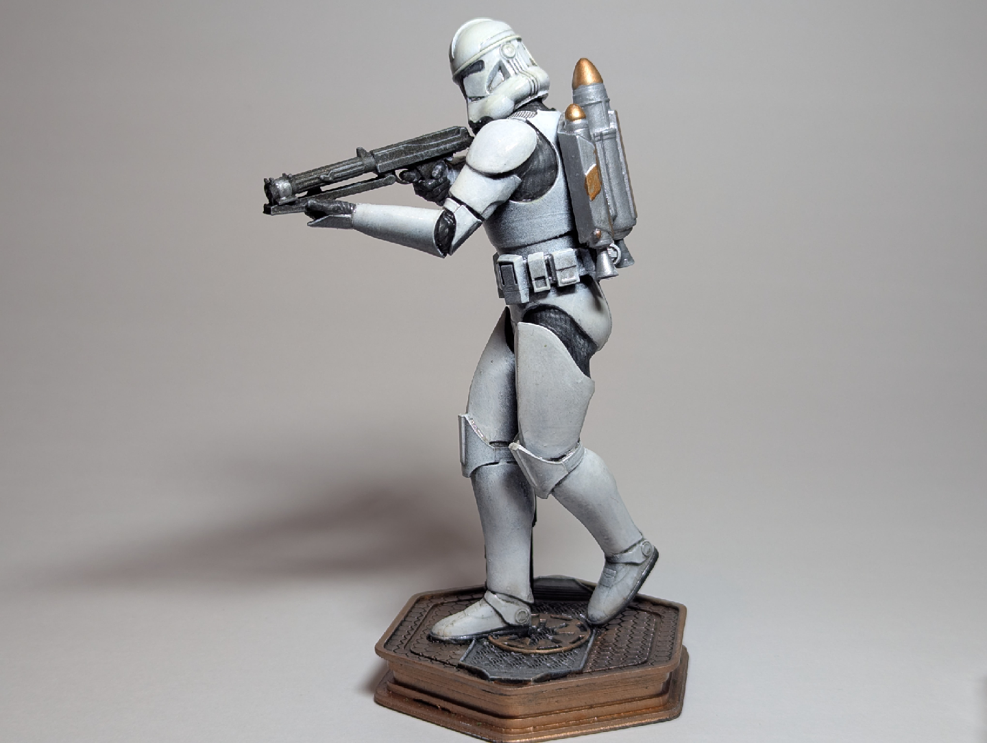 Star Wars Clone Trooper 3D printed and painted figure. - photo 2