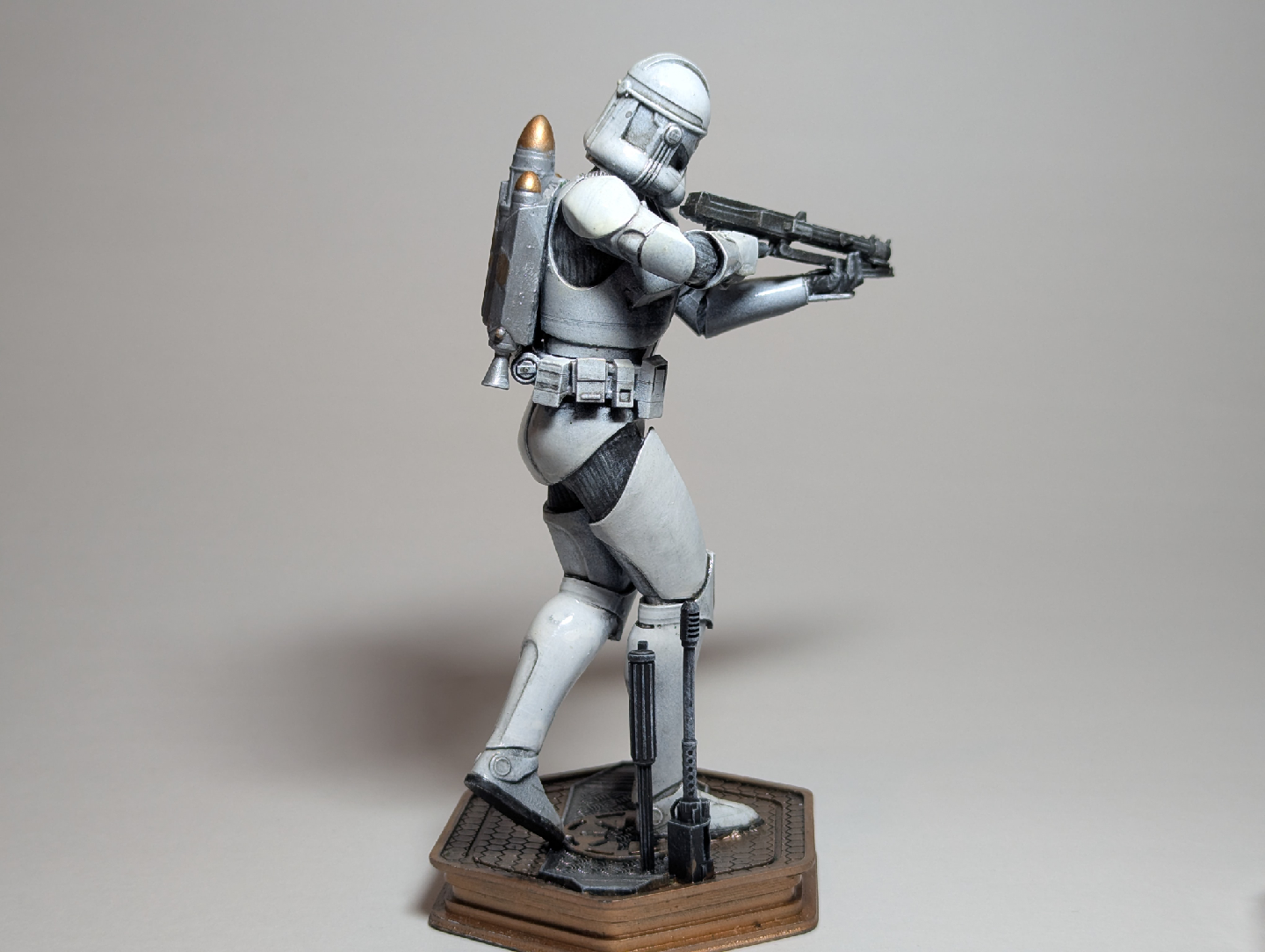 Star Wars Clone Trooper 3D printed and painted figure. - photo 3