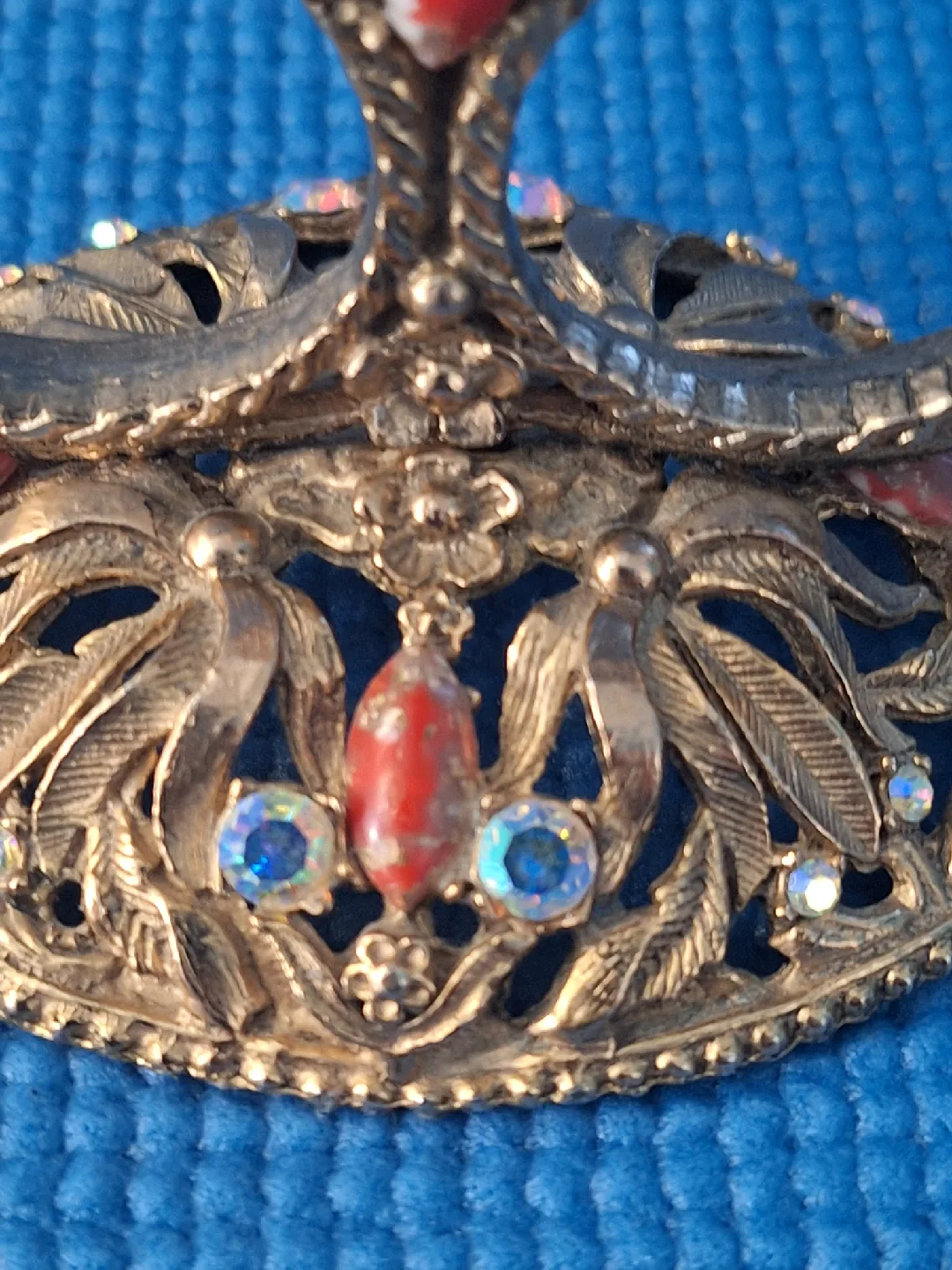 Vintage Ornate Brass Picture Frame image indicator(3)