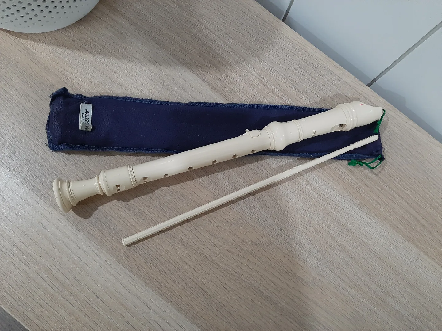 Aulos Recorder with Case